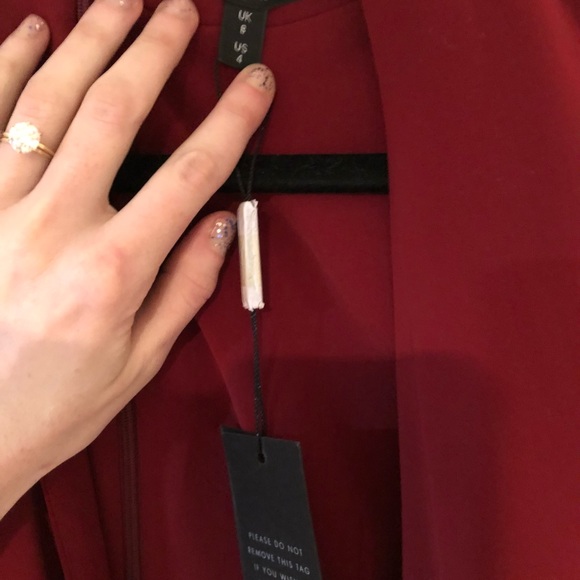 Brand New/never worn AQAQ jumpsuit w/ deep V front - Picture 4 of 5